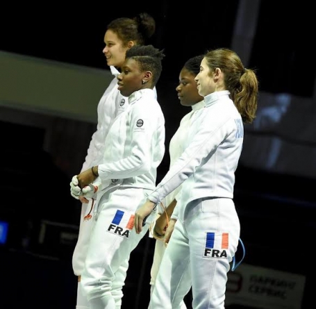 Océane Tahé (Grenoble Parmentier) vice-championne d’Europe d’escrime avec l’équipe de France junior